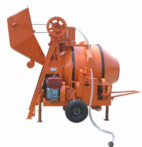 Diesel inverse tambour Mixer avec Fed mécanique